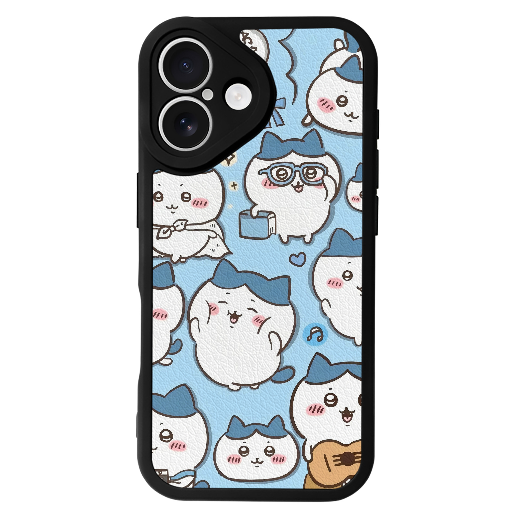 （画像用） ちいかわ Chii-kawa 【iPhone 16シリーズ対応】シリコンスマホケース（レザー調） 材質：シリコン